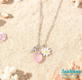 💯The most popular marine gift💝Coastal Reflections🎉——Healing Series of Sea Glass Pendant Necklaces💫