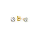 Larmes de Lune Stone Stud Earrings | Gold