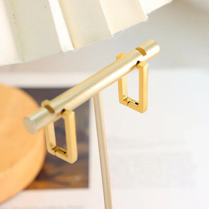 Terrafin Geometrica Earrings | Gold
