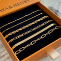 Isabella Vernetta bracelet set | Gold