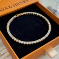 Tennis bracelet | Gold