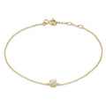 Cléa Moissanite Stone Bracelet | Gold